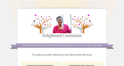 Desktop Screenshot of enlightenedceremonies.com